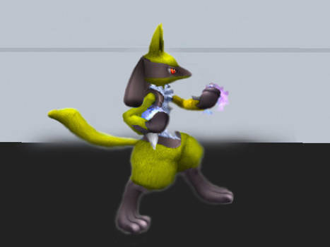 Shiny Lucario in Brawl