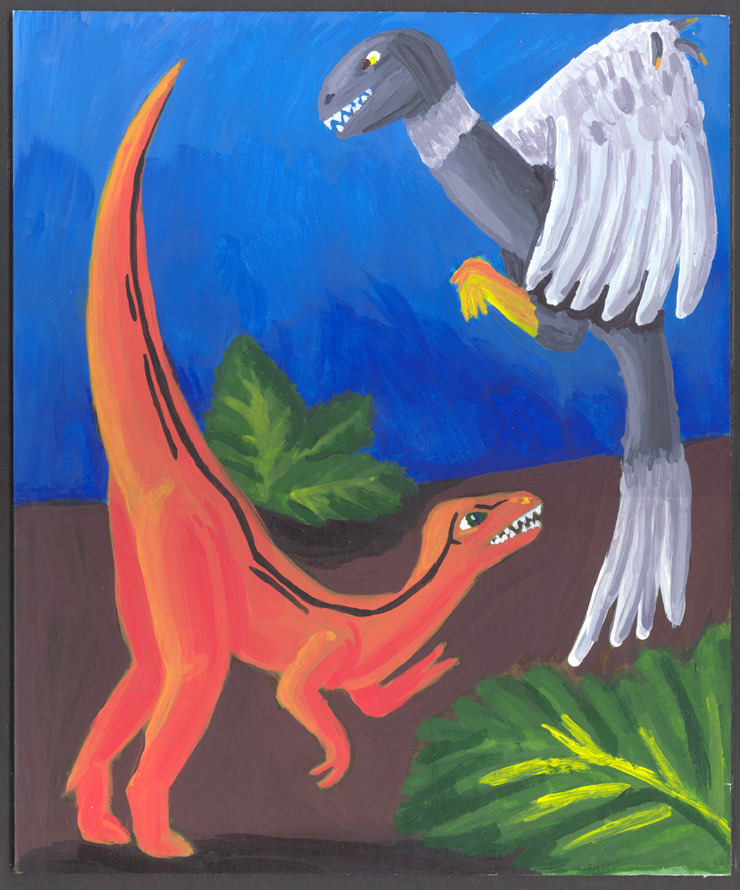 Compsognathus Archaeopteryx