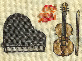 Instrument crosstitch