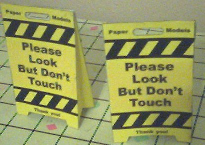 please dont touch sign