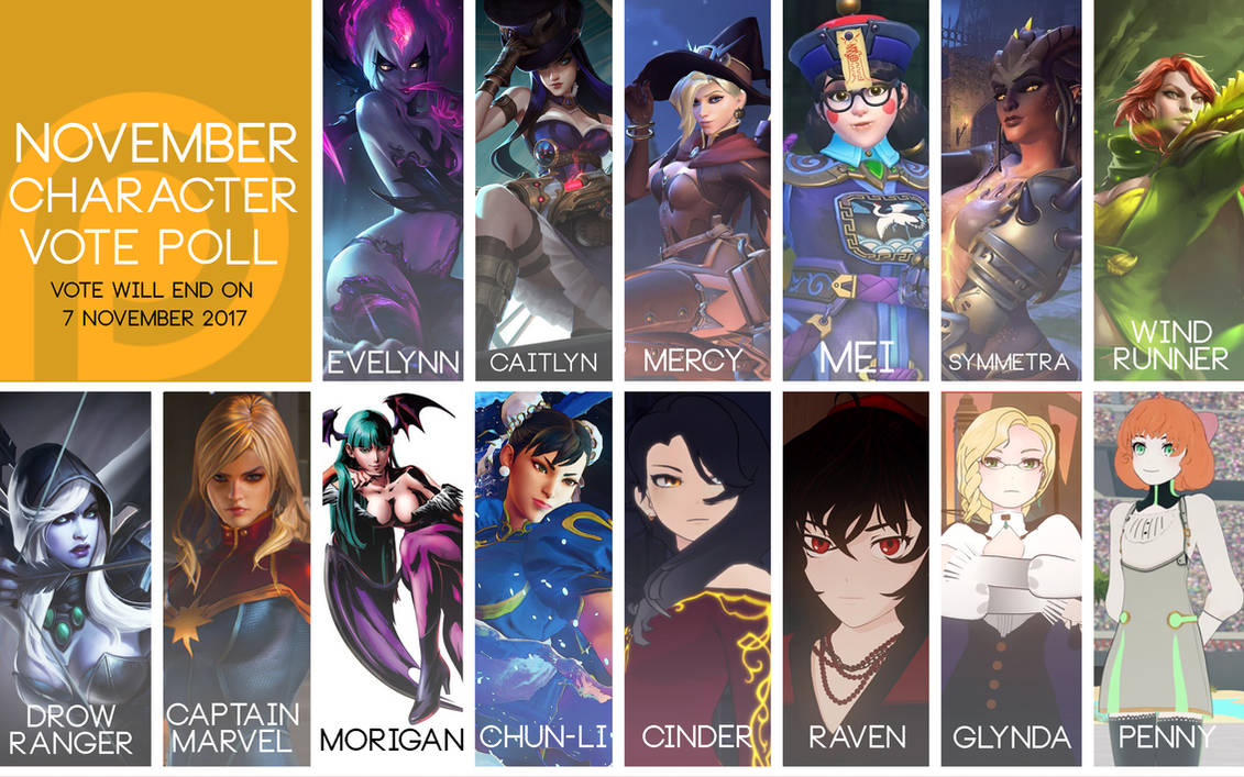 November Characters NOVEMBER CHARACTER FANART VOTE POLL by NemoDecy on DeviantArt