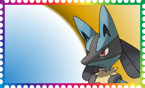 Lucario stamp