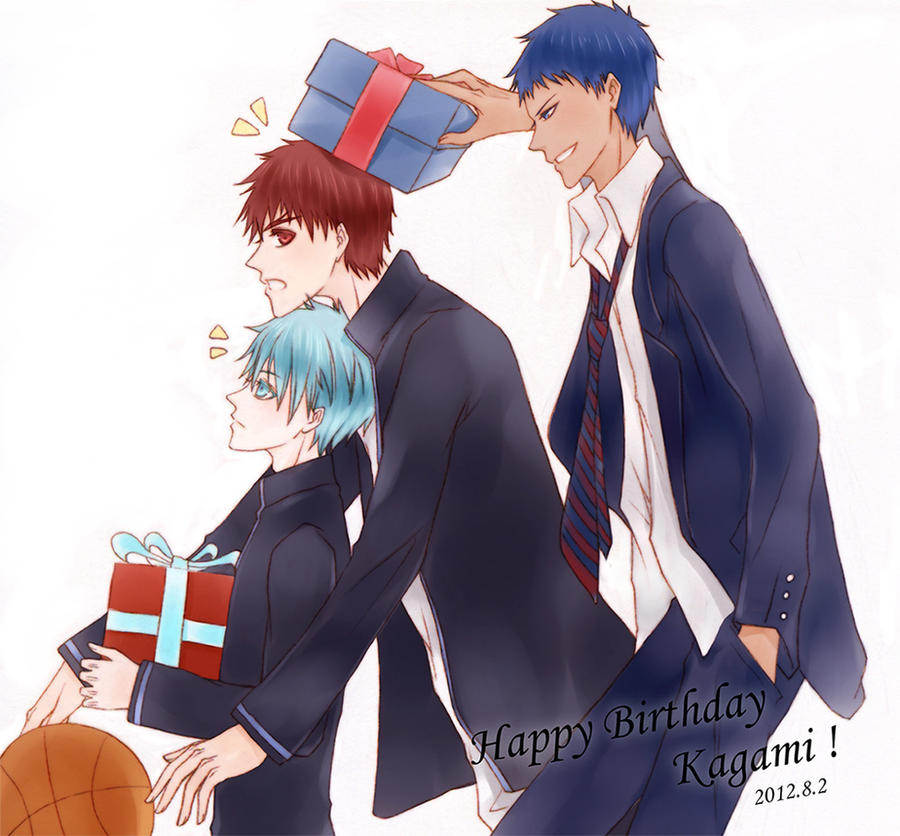 Kuroko no Basket- Kagami: Happy birthday