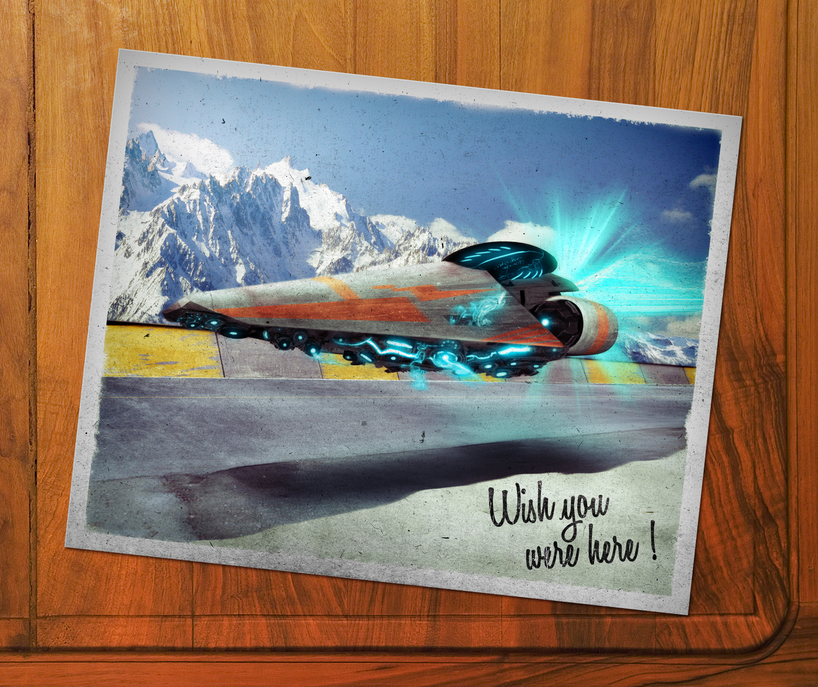 Wipeout Postcard