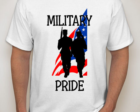 Military Pride Tee Design