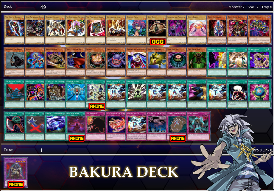 yugioh bakura structure deck After Starter Decks Yugi, Kaiba & Joey imagine if we got Pegasus, Mai & too We got Pegasus but Mai & Bakura were two important protagonists from the series, playing Yami Bakura (Duel Links) |