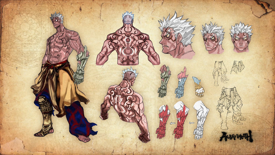 Asura's Wrath Asura Concept Art V1