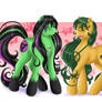 Sinn and Rina - Pony style