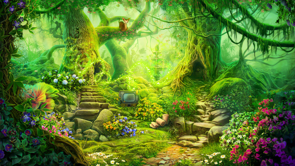 Fantasy Forest by CiCiY on DeviantArt