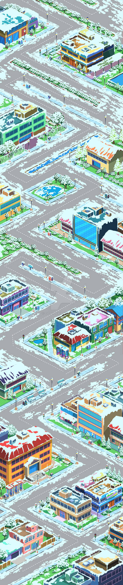 Map Design Sprigfield Mania_With Snow