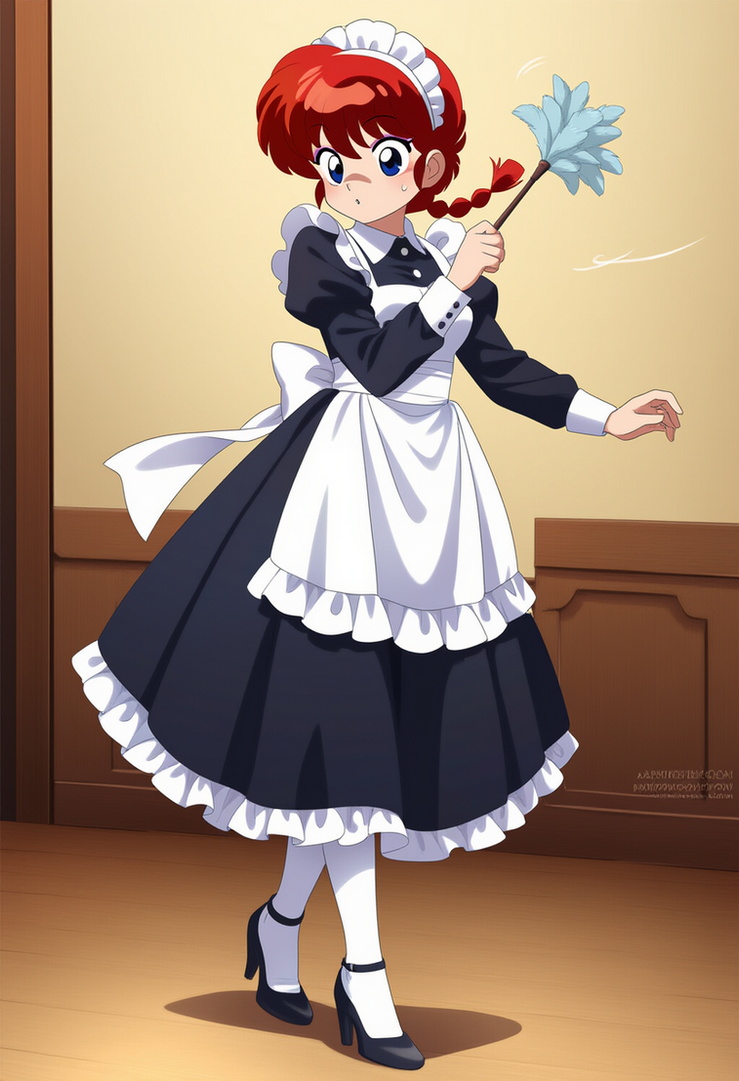 Ranma-chan nabiki's maid by dartingfrog on DeviantArt