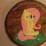 Fluttershy Plaque - Smile, if you want!