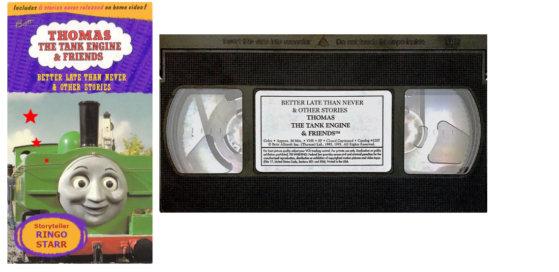 TTTE Better Late Than Never 1995 VHS by DeCeddioLopez on DeviantArt
