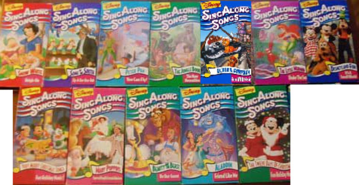 Here Is All 1994 Disney s Sing Along Songs On VHS By DeCeddioLopez On here-is-all-1994-disney-s-sing-along-songs-on-vhs-by-deceddiolopez-on
