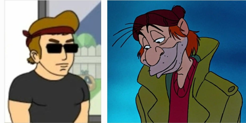 Disney's Oliver and Company Fagin and Python by DeCeddioLopez on DeviantArt