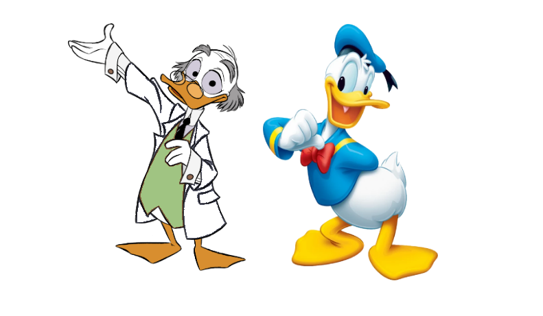 Disney's Ludwig Von Drake and Donald Duck by DeCeddioLopez on DeviantArt