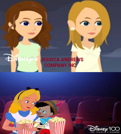 Alice and Pinocchio Watching Jessica Andrews 1988 by DeCeddioLopez on ...