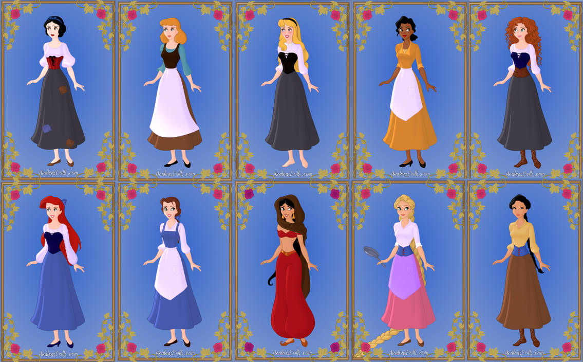 Disney Princess Peasant Series by AlyssGypsy on DeviantArt Disney Princess Peasant Series by AlyssGypsy on DeviantArt