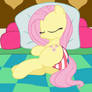 Fluttershy Sleeping With Panty