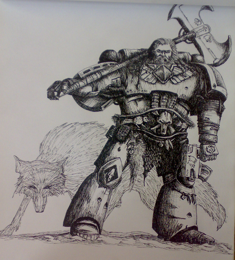 Space marine, space wolf