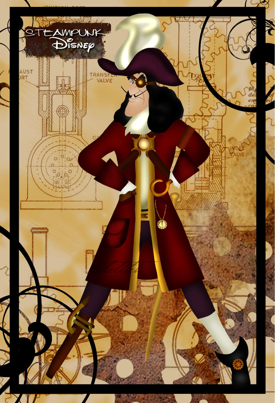 Steampunk Captain Hook