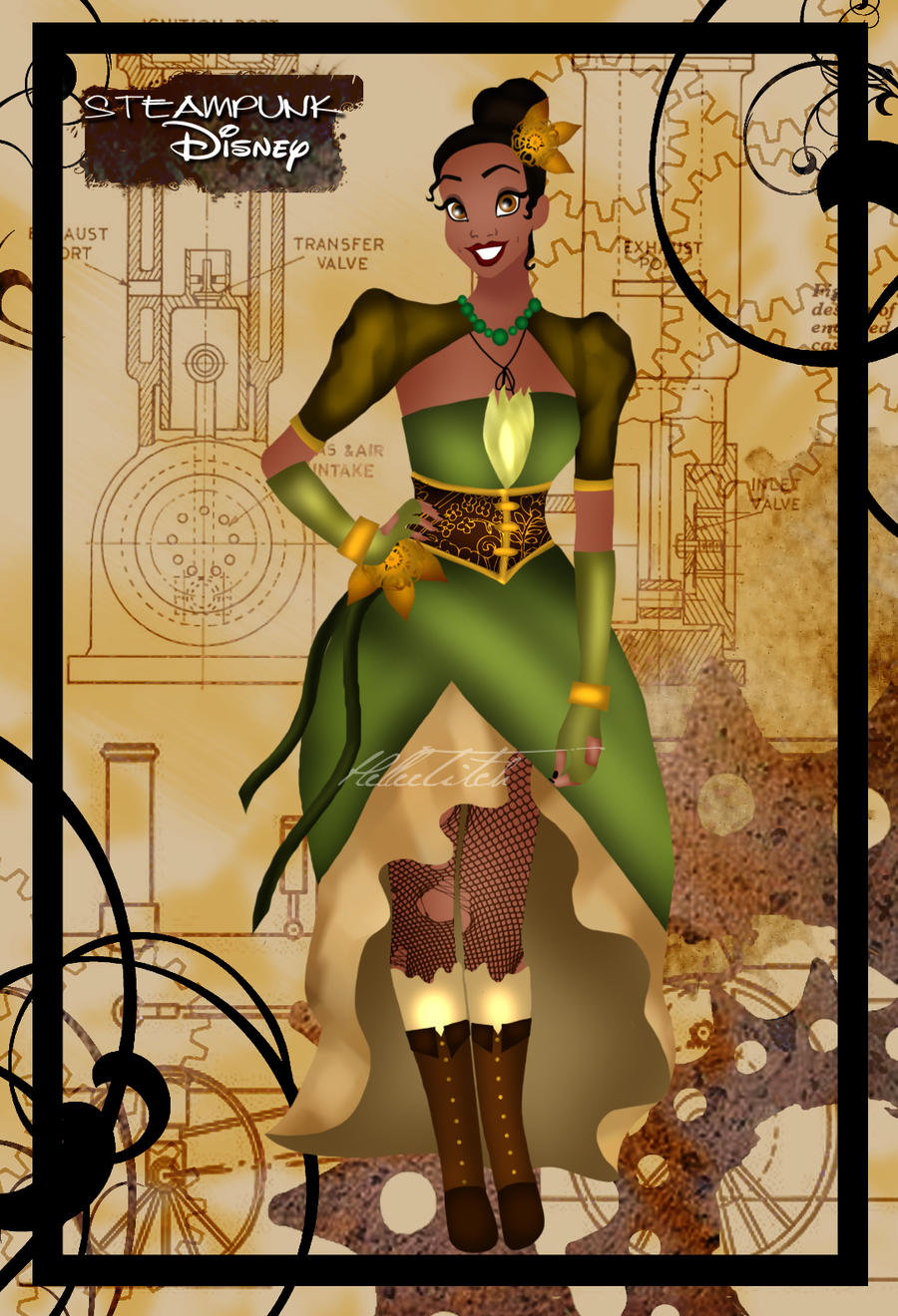 Steampunk Tiana II by HelleeTitch