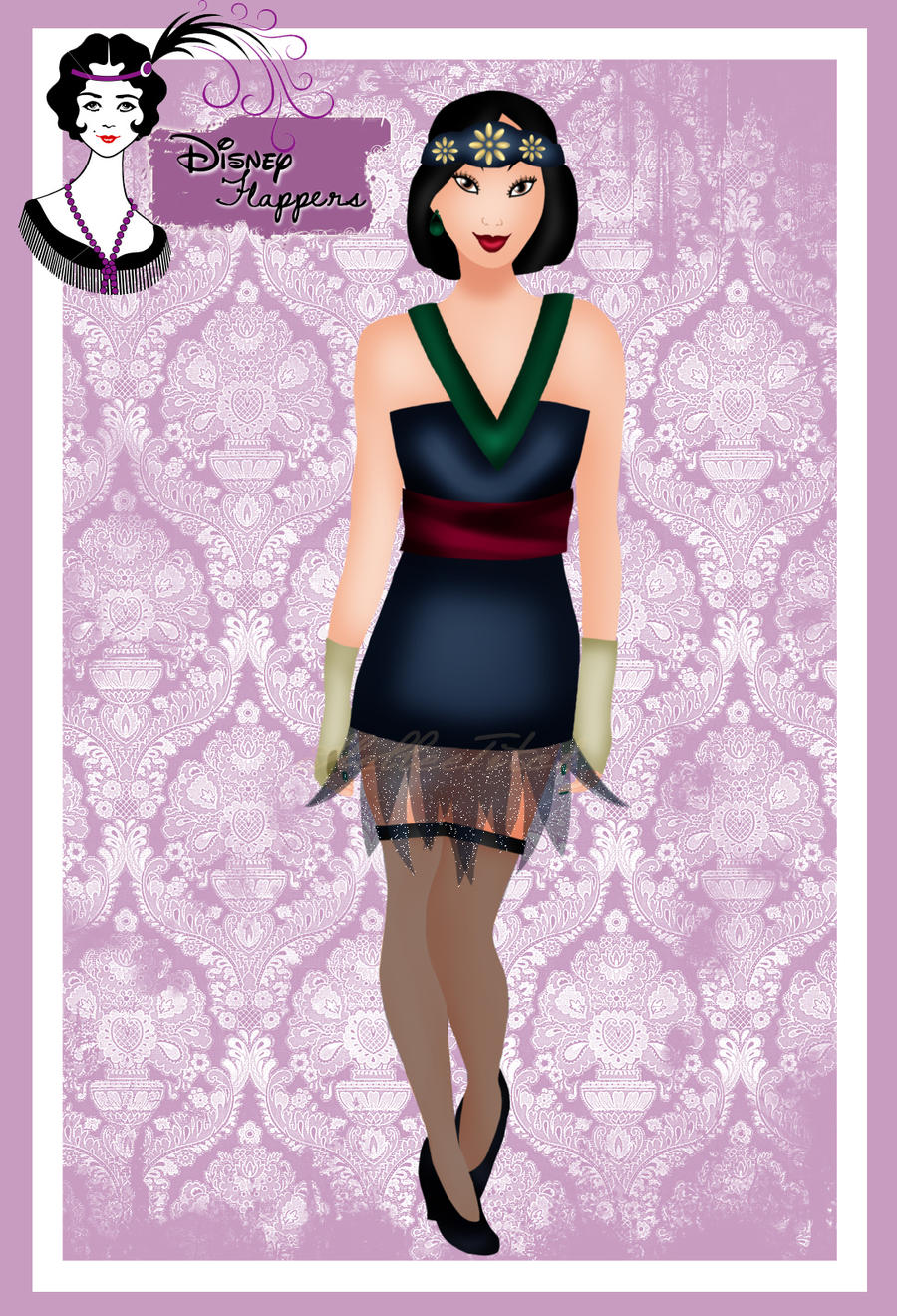 Disney Flapper - Mulan by HelleeTitch on DeviantArt