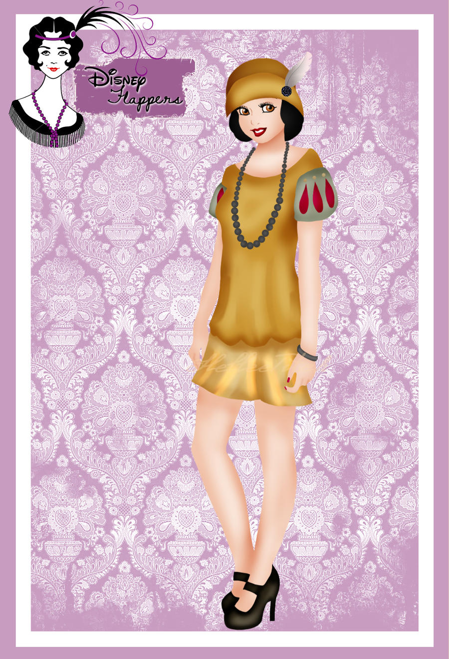 Disney Flapper - Snow White by HelleeTitch on DeviantArt
