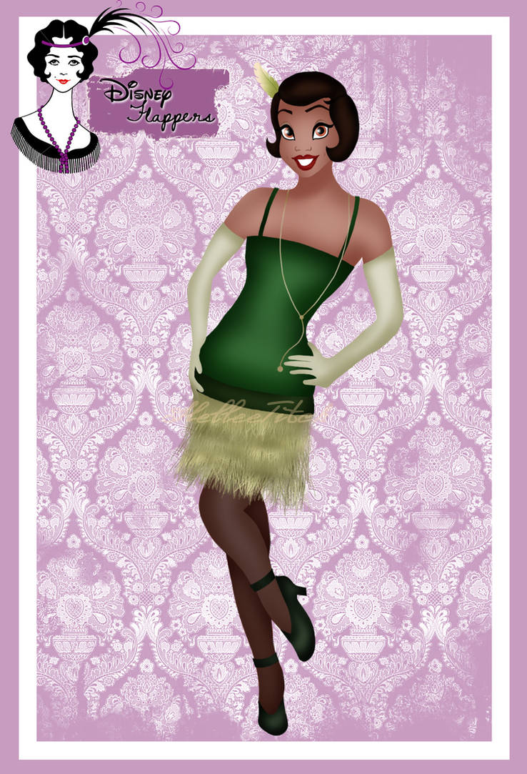 princess tiana flapper dress um1ko_o asked and I delivered! My redesign of Tiana in 1920s flapper style.