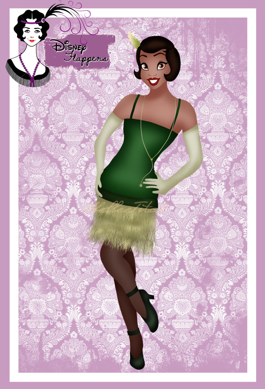 Disney Flapper - Tiana by HelleeTitch on DeviantArt