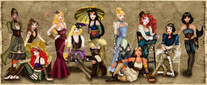 Steampunk Disney Princesses 2.0