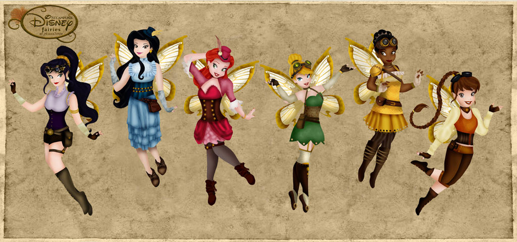 Steampunk Disney Fairies By Helleetitch On Deviantart Steampunk Disney Fairies By Helleetitch On Deviantart