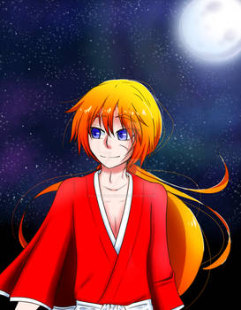 Kenshin under the Moonlight