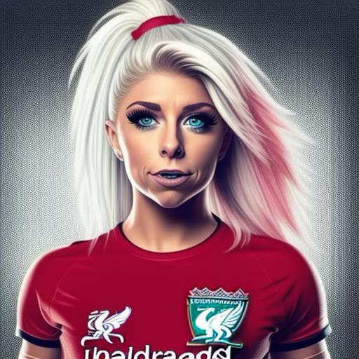 Alexa bliss wearing a Liverpool jersey by youneverwalkalone2 on DeviantArt