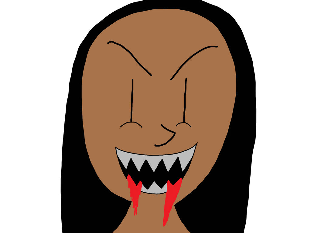 Razor blade teeth boulevard! by youneverwalkalone2 on DeviantArt