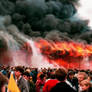 Picture of the Bradford city disaster