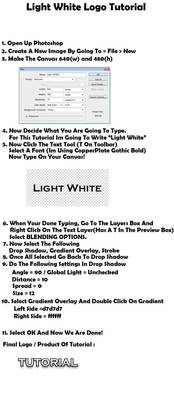 Light White Tutorial