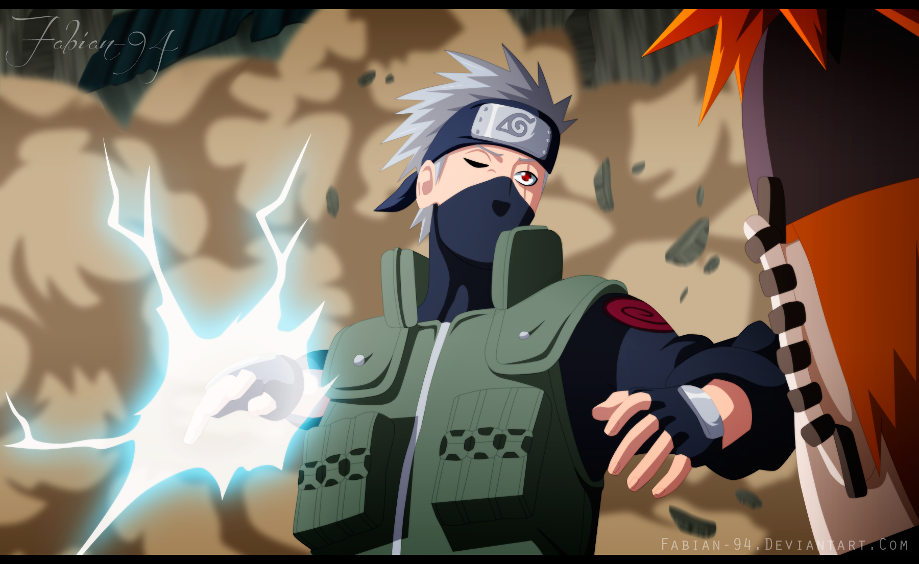 Kakashi vs Pein [Naruto manga 423]