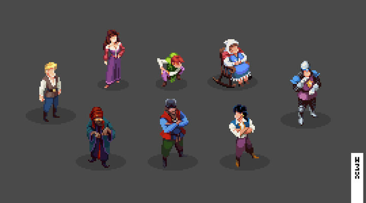 Quest for Glory - Isometric Characters