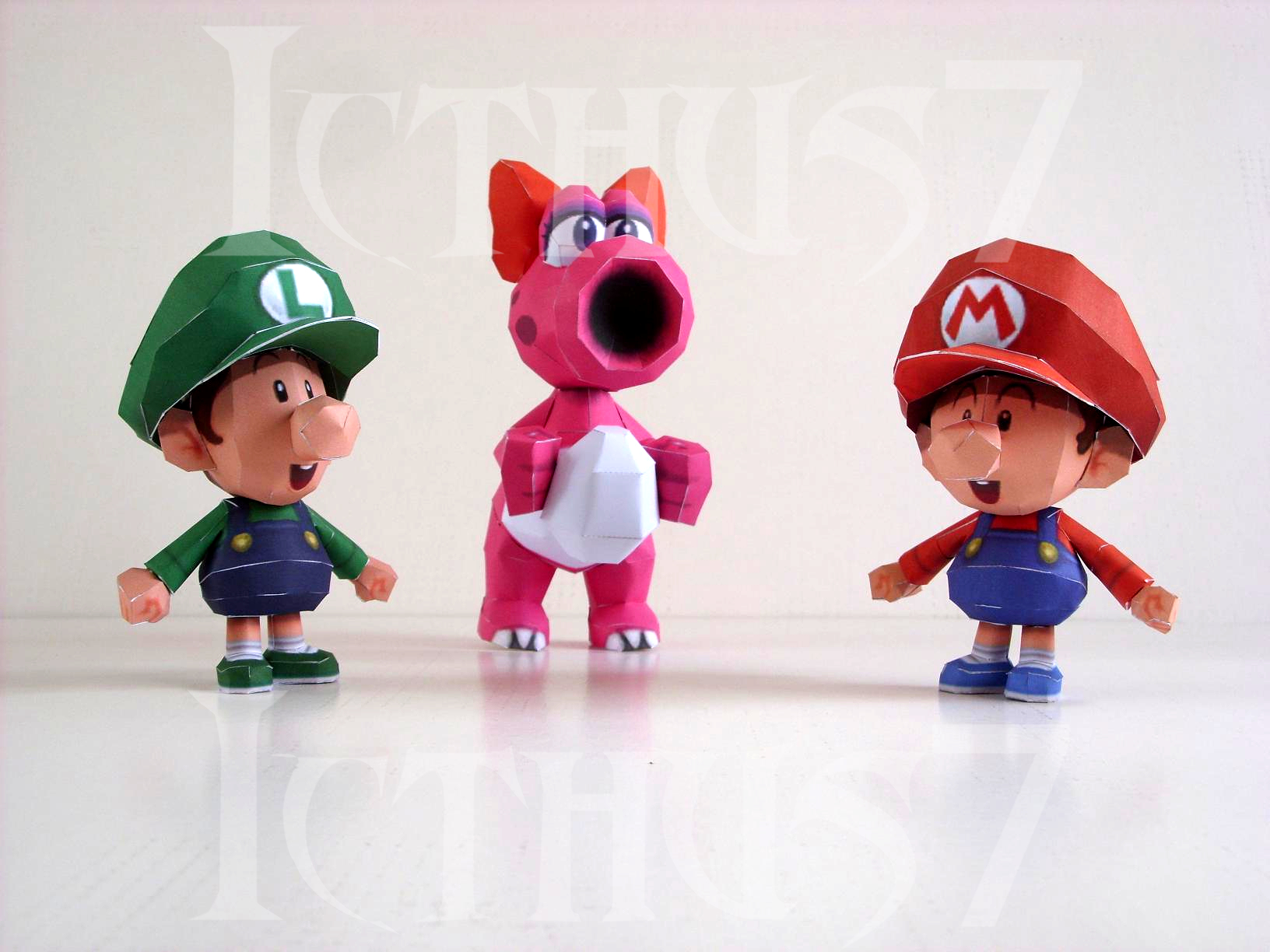 Baby Mario and Luigi and Birdo