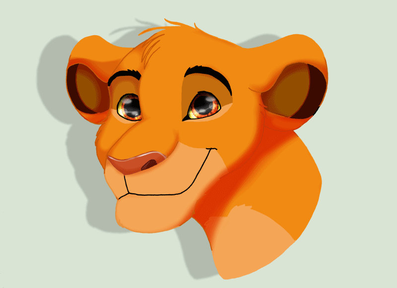 Simba headshot by salem20 on DeviantArt