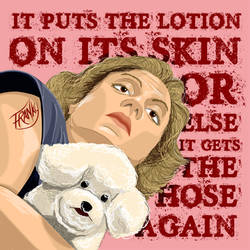 Day 4 - It puts the lotion on its skin