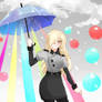 rainbow umbrella