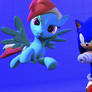 Rainbow Dash and Sonic The Hedgehog