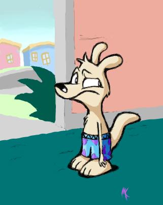 Rocko With a Twist Colored