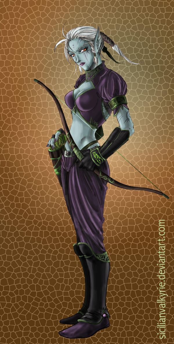 Dark Elf Ranger by SicilianValkyrie on DeviantArt