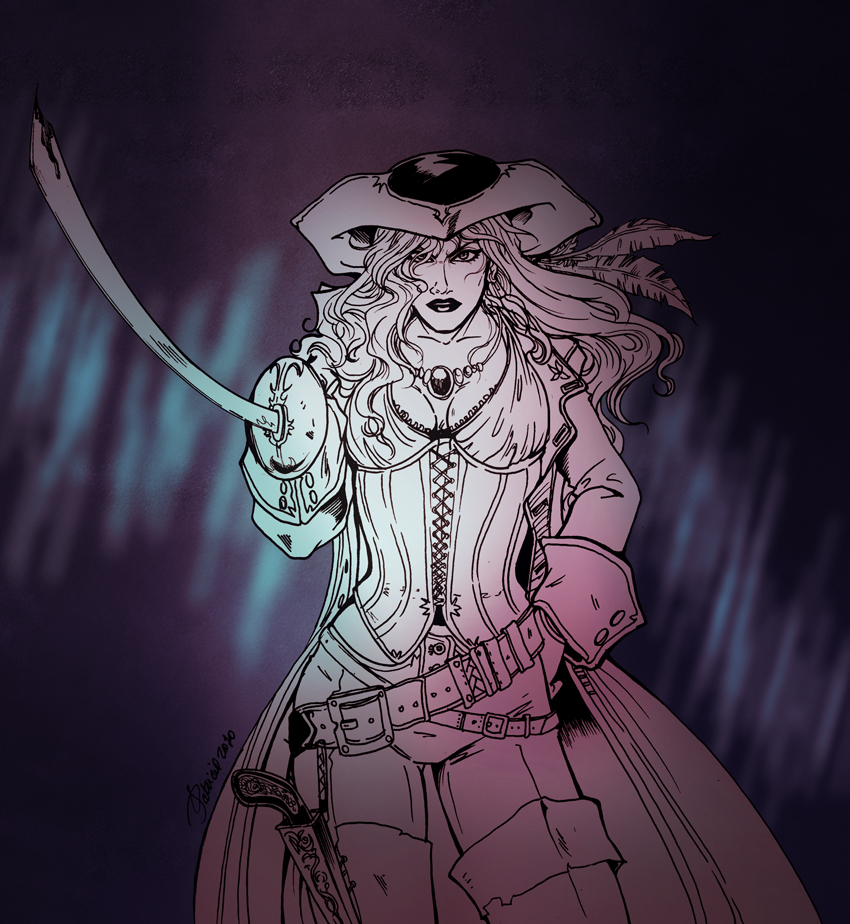 Commission: Pirate woman