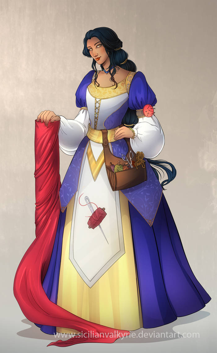 Comm: Seamstress color version by SicilianValkyrie