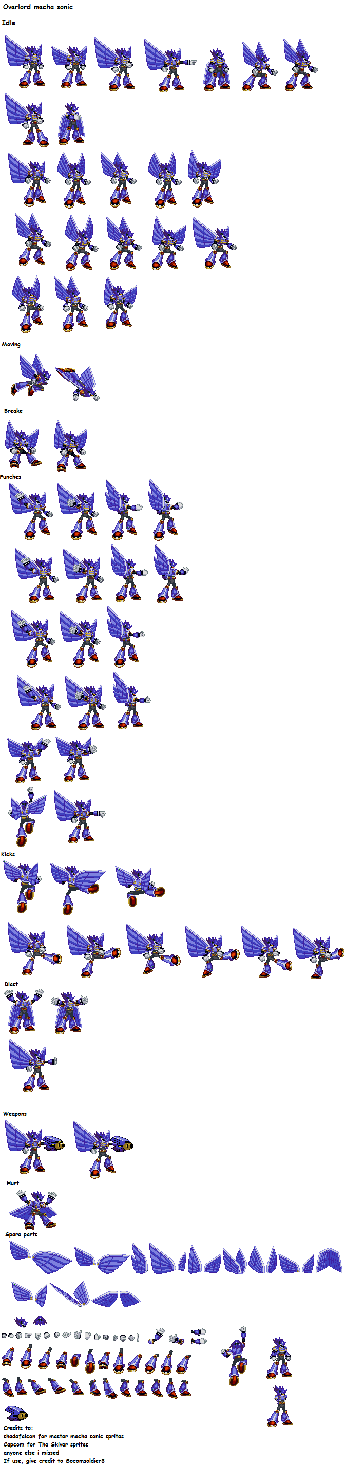 Custom Mecha Sonic sprites by dinojack9000 on DeviantArt