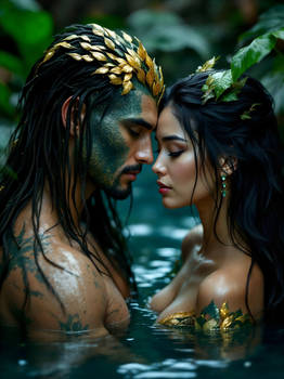 Fantasy Couple Dryads - Free AI Stock